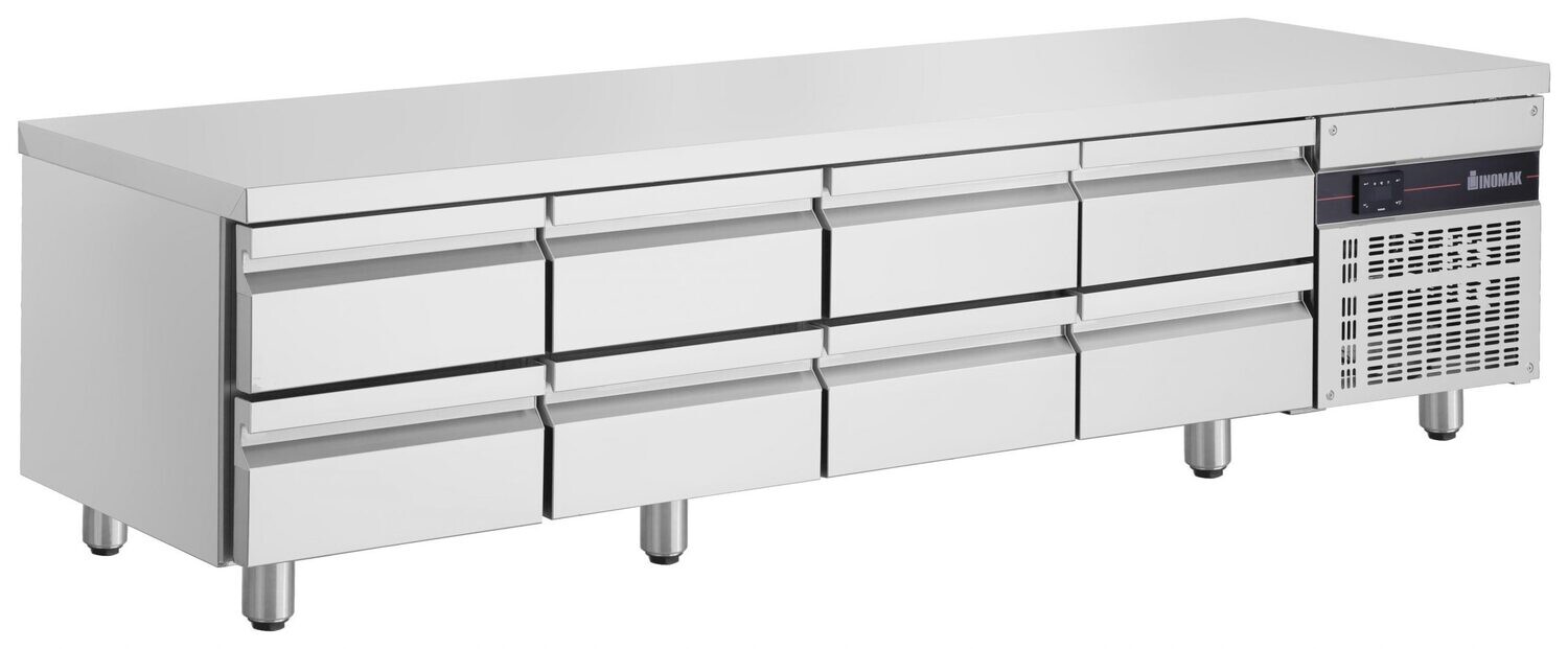 Inomak UBI72240LB Low Boy 8 Drawer Underbench Chiller 2240mm