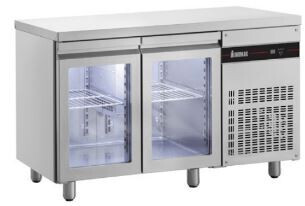 INOMAK Undercounter Storage/Display Fridge 2 Doors 270L 1345mm
