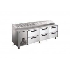 Glacian HPB2476DD 760mm Deep Drawer Pizza Prep Fridge