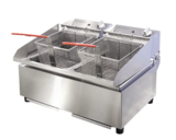 Woodson Twin Pan Countertop Fryer 2 x 5 Litre