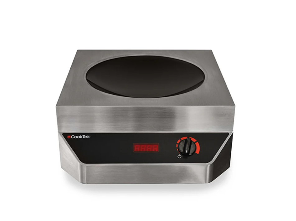 CookTek Induction Benchtop Wok Cooker (2.4KW 10A)