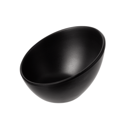 Inmiron Matte Bevel Bowl 13.5×12.5cm – BLACK