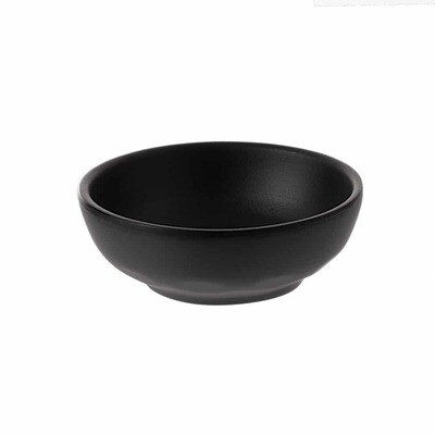 Inmiron Matte Round Sauce Dish 9.7cm – BLACK