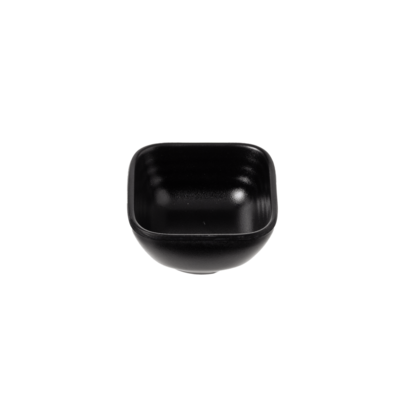 Inmiron Matte Square Sauce Dish 7x7cm – BLACK