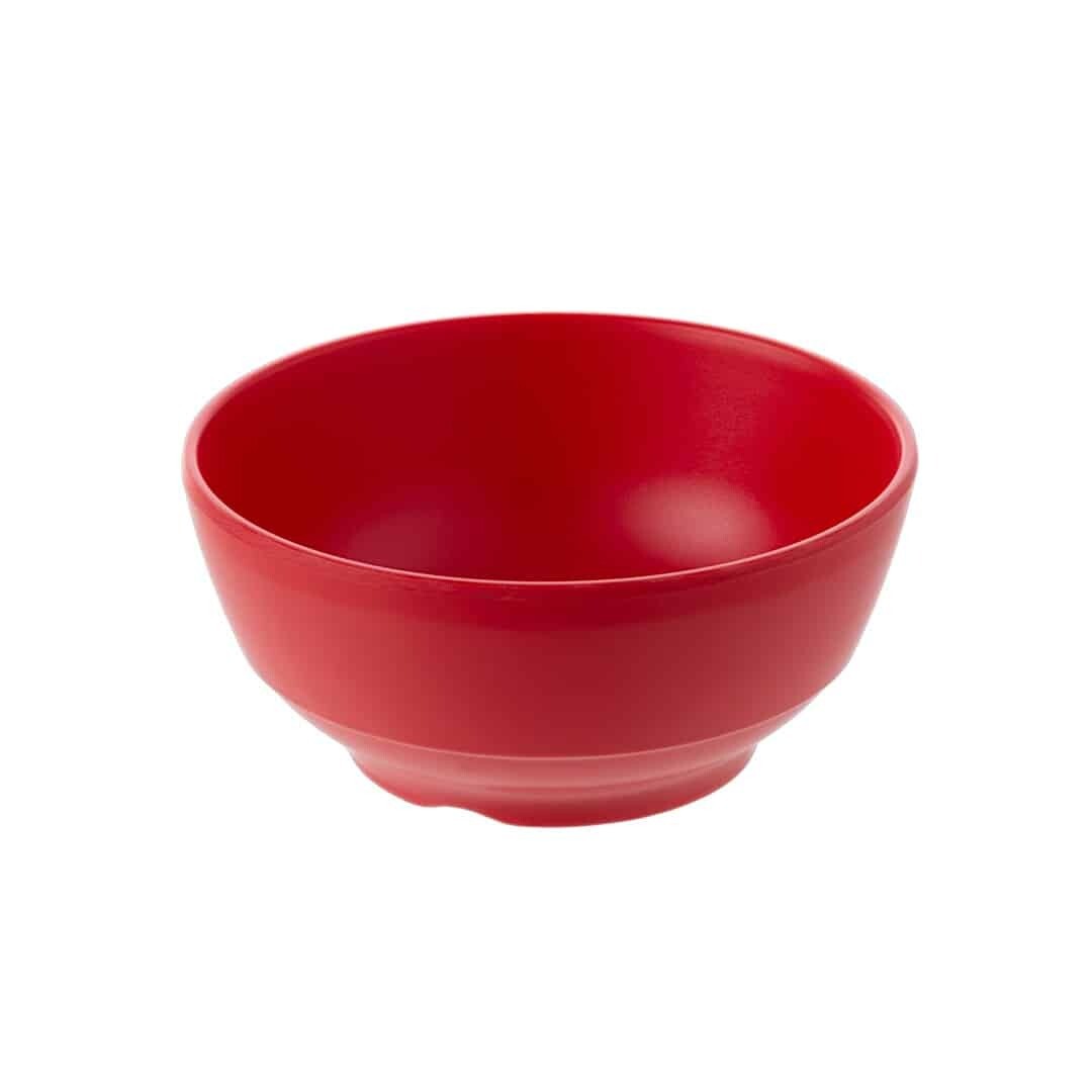 Inmiron Matte Round Bowl 12cm – RED