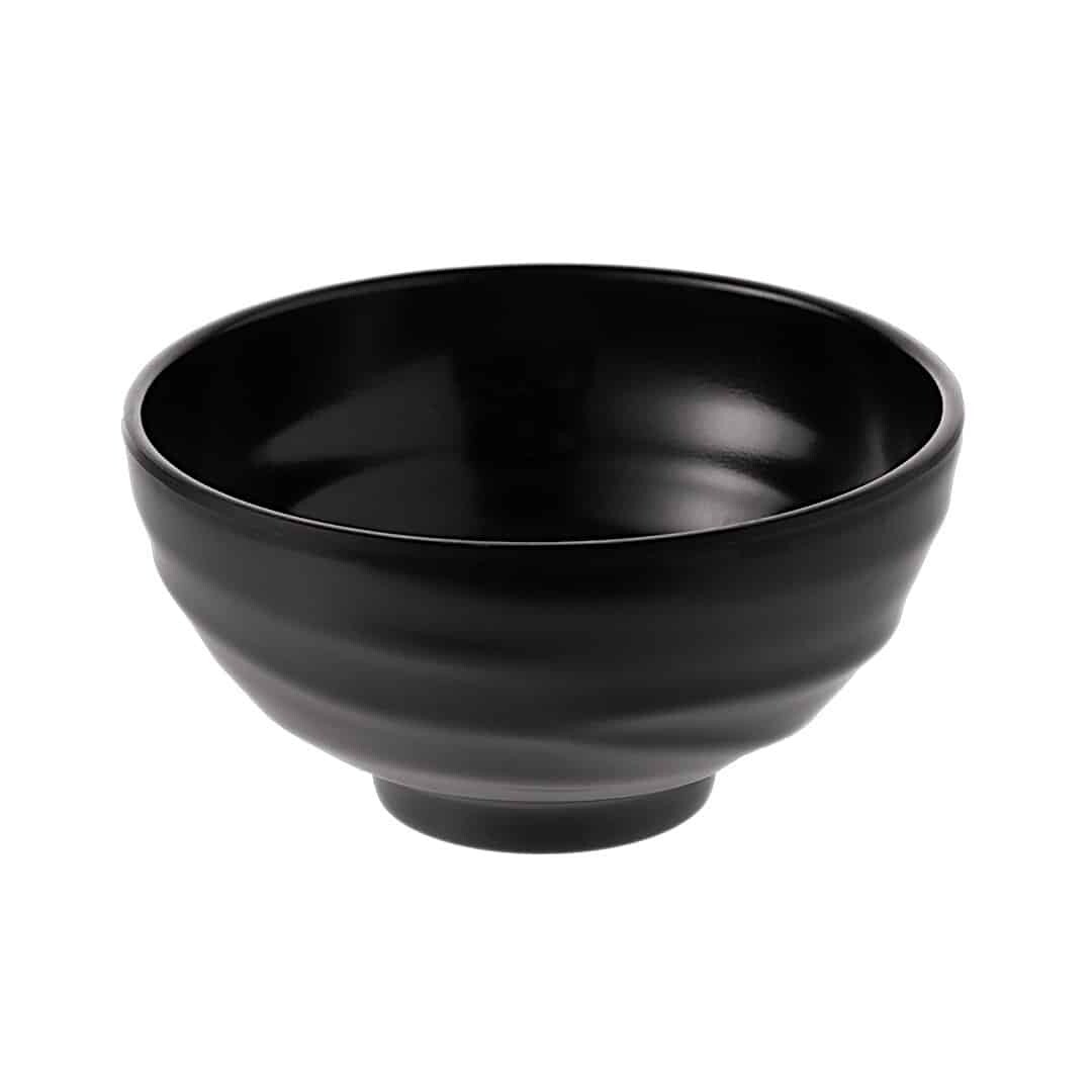 Inmiron Matte Round Bowl 14cm – BLACK