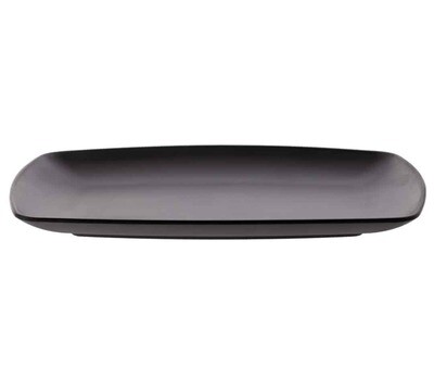Inmiron Matte Rectangular Plate 31x20cm – BLACK