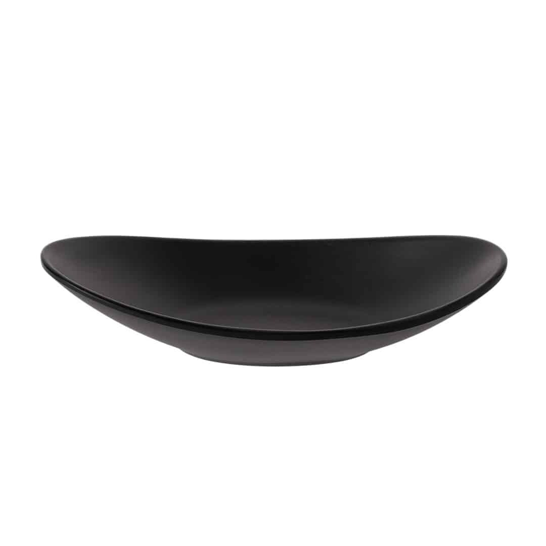 Inmiron Matte Oval Plate 21x11cmBLACK