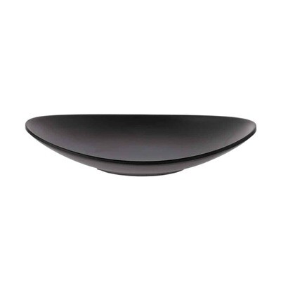 Inmiron Matte Oval Plate 18.5x10cm – BLACK