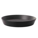 Inmiron Dual Colour Flat Round Bowl 29cm – Grey &amp; BLACK