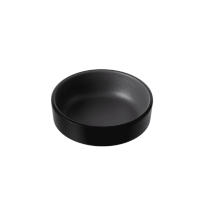 Inmiron Dual Colour Round Sauce Dish 10cm – Grey &amp; BLACK