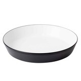 Inmiron Dual Colour Flat Round Bowl 29cm