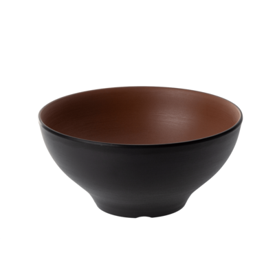Inmiron Dual Colour Round Bowl 21cmBrown &amp; Black