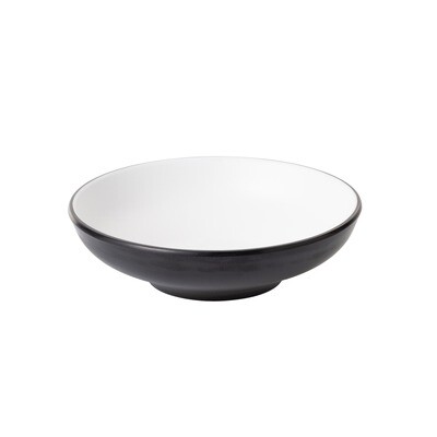 Inmiron Dual Colour Round Bowl 15cm – White &amp; Black