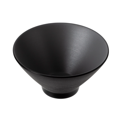 Inmiron Dual Colour V-Shape Round Bowl 17.8cm – Grey &amp; BLACK