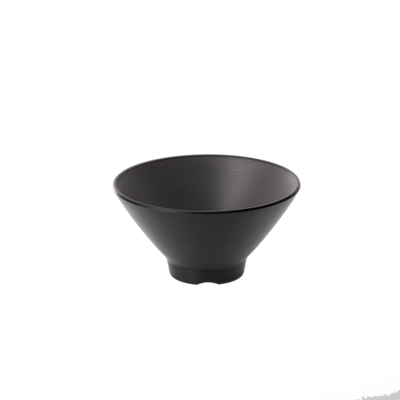 Inmiron Dual Colour V-Shape Round Bowl 13cm – White &amp; Black
