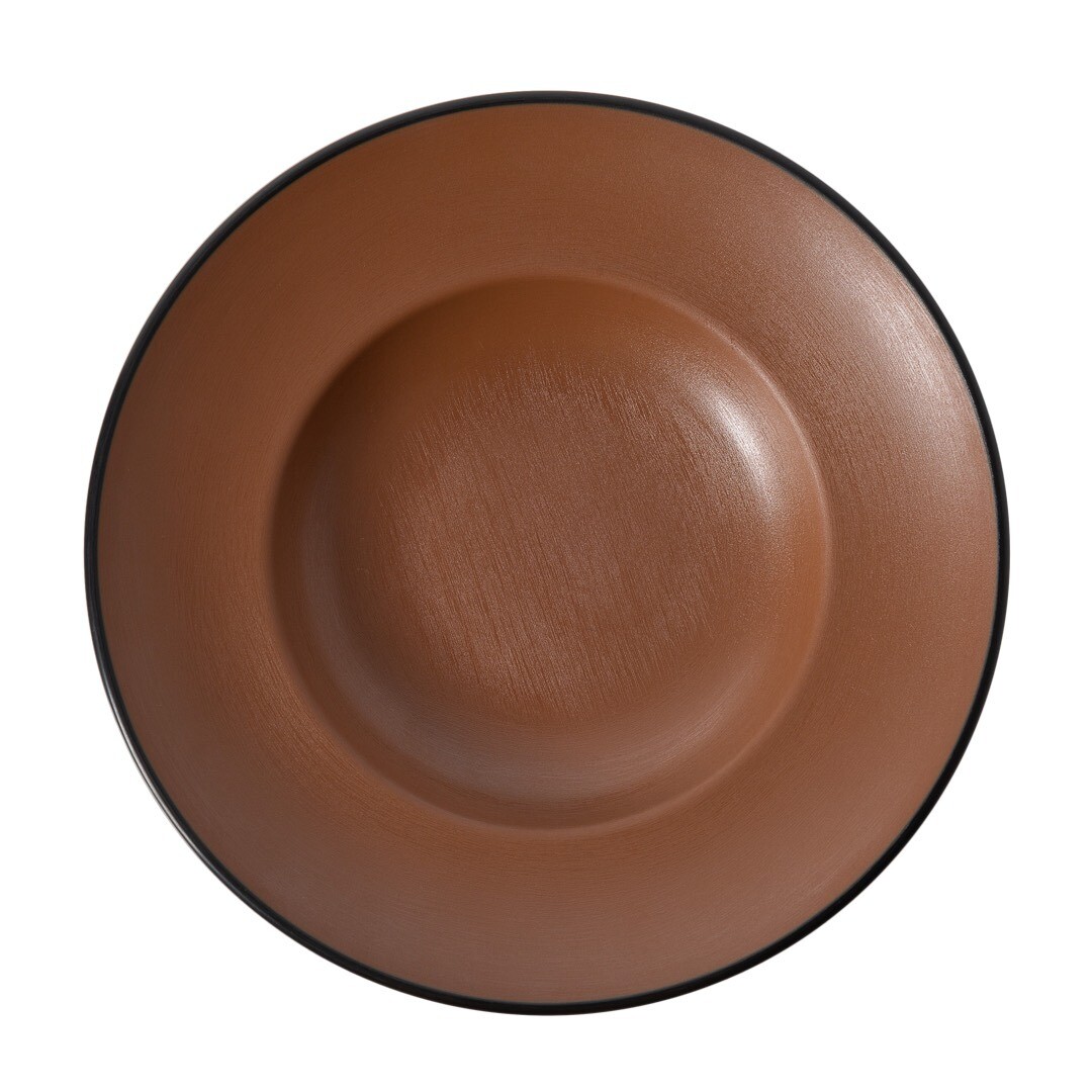Inmiron Dual Colour Round Deep Plate 26.5cm