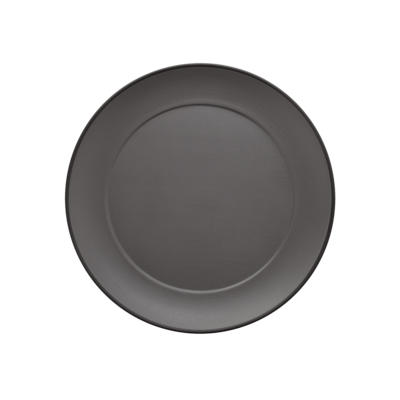 Inmiron Dual Colour Round Sauce Dish 13cmGrey &amp; Black