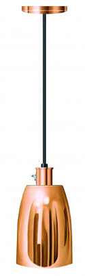 Hatco Decorative Heat Lamp Bright Copper Cord Mount Overall Length 1829mm