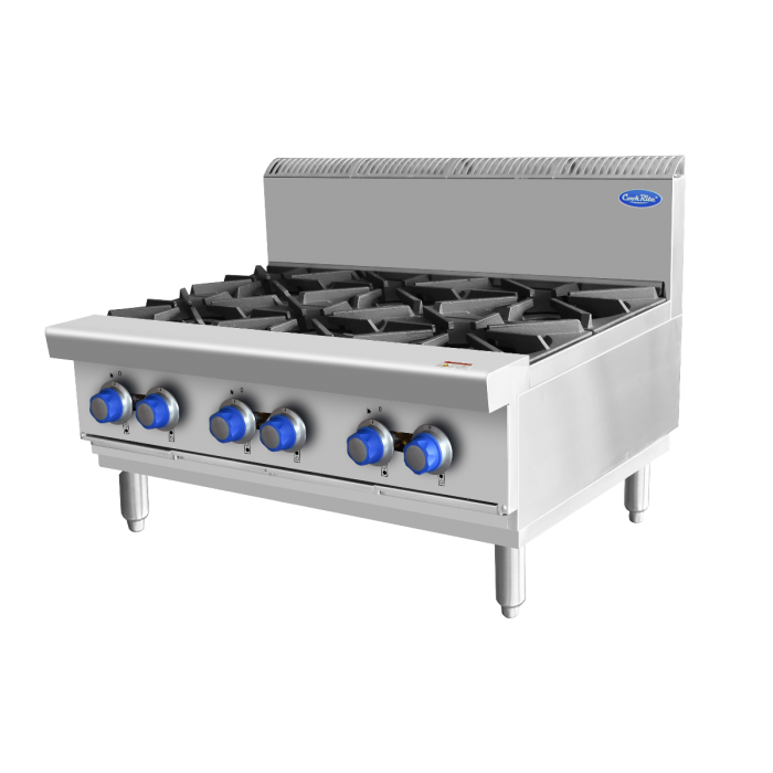 Cookrite Open 6 Burner Cook Tops NG