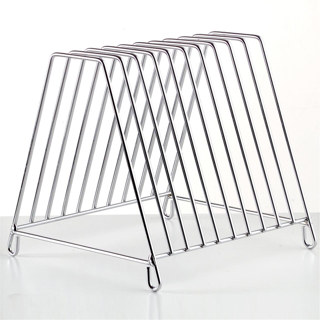 Chrome Cutting Board Rack (10 Slot Rack)