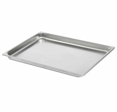2/1 Steam Pan Stainless Steel 20mm