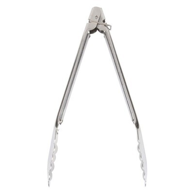 Stainless Steel Tongs With Clip 300mm