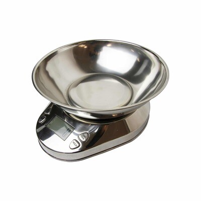 Stainless Steel Electronic Scale With Bowl