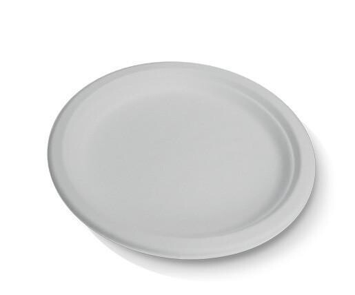 Sugarcane Round Plate 25cm 500pc/ctn