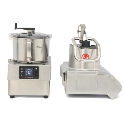 Sammic | CK-45V | Ultra Range Combi Vegetable Preparation Machine + Cutter - 5.5L Bowl (550Kg/H)