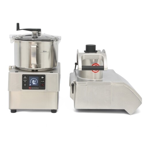 Sammic | CK-35V | Ultra Range Combi Vegetable Preparation Machine + Cutter - 5.5L Bowl (450Kg/H)