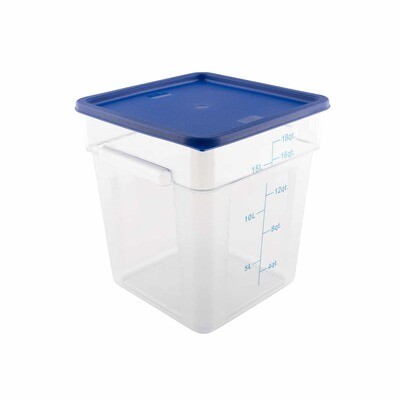 Square Storage Food Containers 17.2lt PC