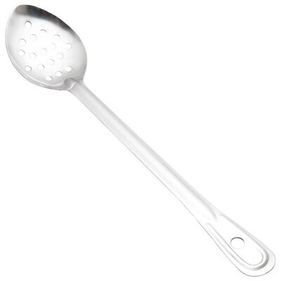 Serving Spoon Perforated Stainless Steel 340mm