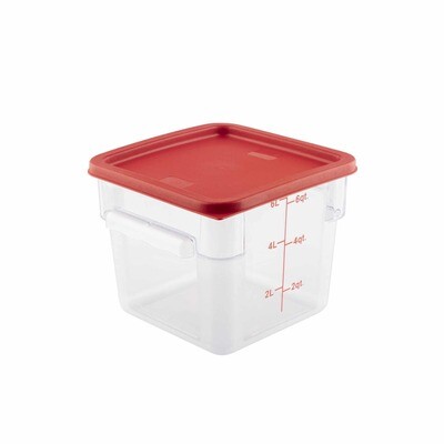 Square Storage Food Containers 5.7lt PC