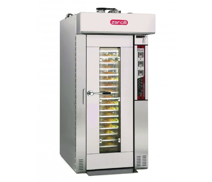 Zanolli Rotor Wind 15/18 Tray (40x60) Roll in Electric Rotary Rack Oven