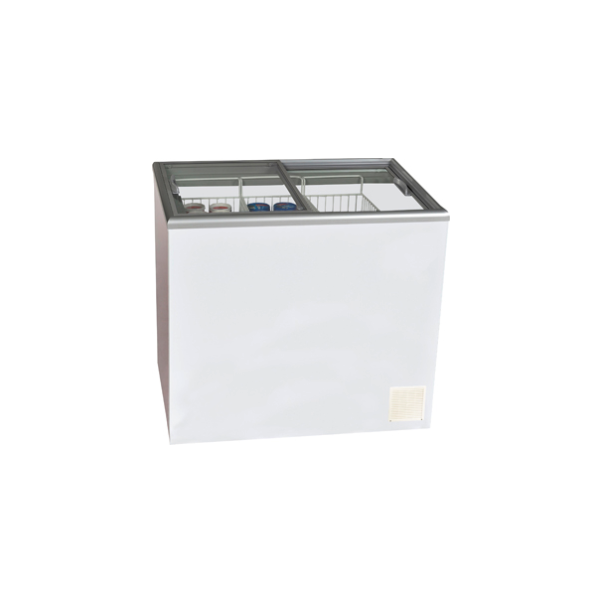 ICS NOVA 3 Flat Top Display &amp; Storage Freezer (Glass or Solid Sliding Lids) - 267 Litres