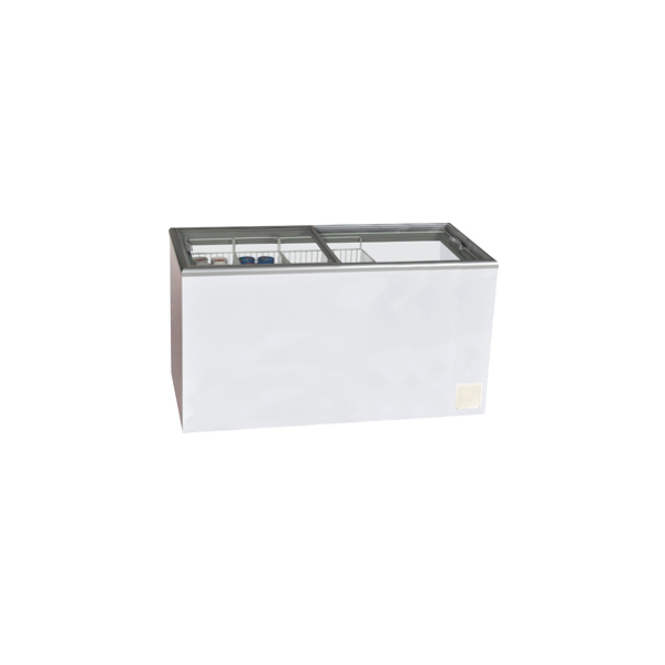 ICS NOVA 6 Flat Top Display &amp; Storage Freezer (Glass or Solid Sliding Lids) - 489 Litres