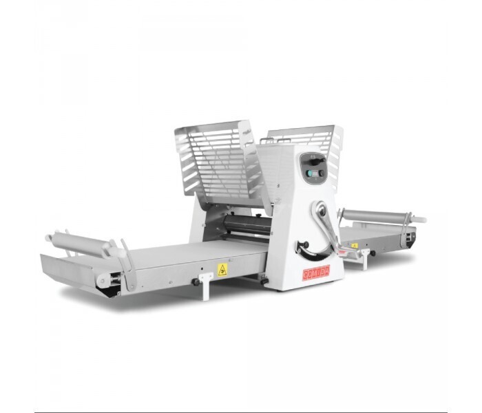 Zanolli Sirio Benchtop single speed pastry sheeter with 2 x 850mm belts / 500mm belt width