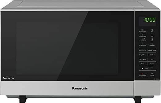 Panasonic 27L 1000W Flatbed Inverter Microwave Stainless Steel Panasonic 27L 1000W Flatbed Inverter Microwave Stainless Steel