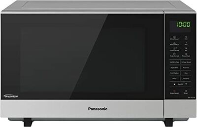 Panasonic 27L 1000W Flatbed Inverter Microwave Stainless Steel