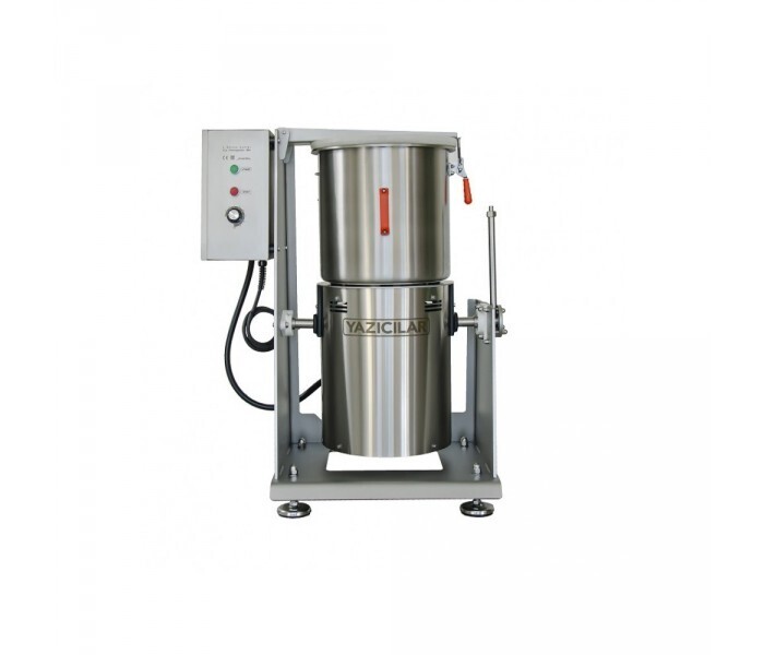 Yazicilar Free Standing 45 litre Vertical High-Speed Grinder with manual tilt and variable control