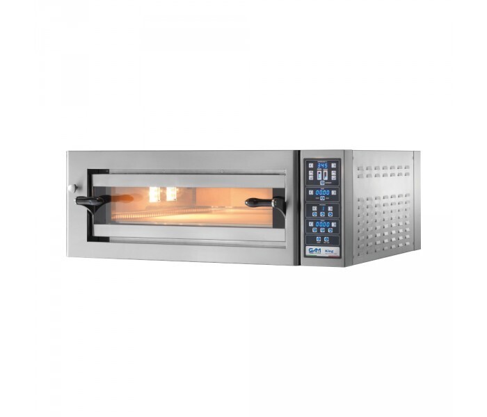 GAM KING Series Full Refractory Stone Deck Pizza Oven - 4 x 34cm pizzas
