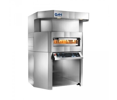 GAM PRINCE Rotating Pizza Stone Deck Oven with Patented PRS System - 9 x 34cm pizzas