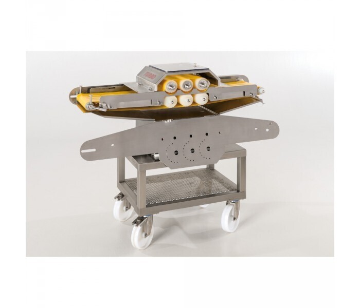 Schnitzel Master High Production Conveyor Tenderizer and Flattener with 400 kg/hr production