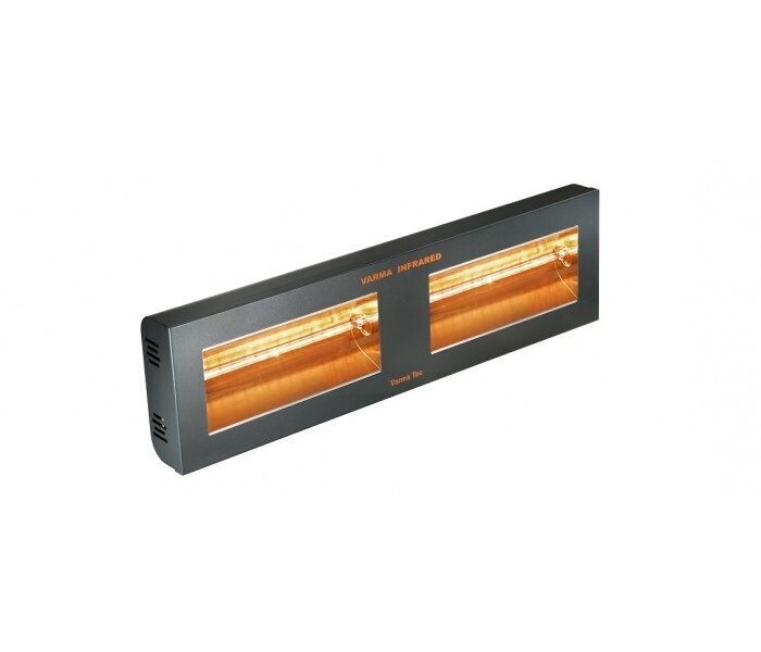 Star Progetti VARMATEC Double Horizontal Waterproof Infrared Impact Heater Wall/Ceiling