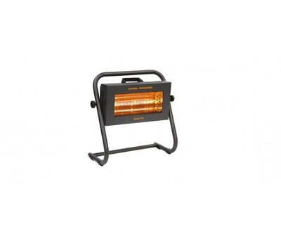 Star Progetti VARMATEC Revolving floor model single waterproof infrared heater on directable stand with handle