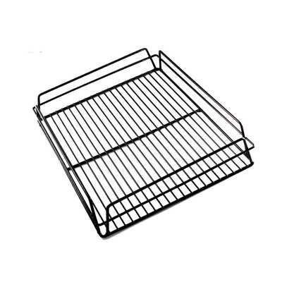 Glass Basket Rack Black 425 x 350mm