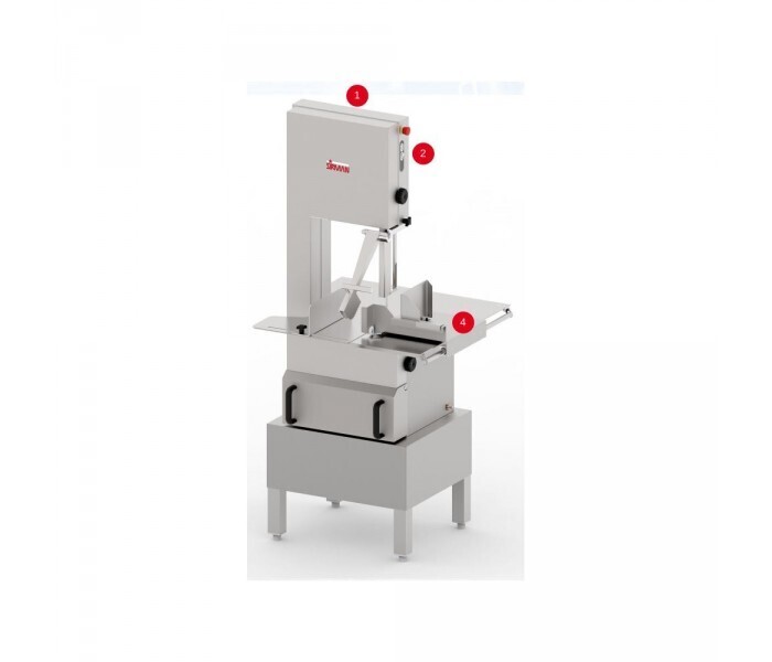 Sirman SO 2400 freestanding INOX GDO Professional Series Band Saw with 2400mm Blade