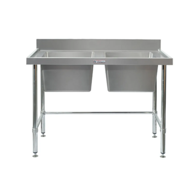 Simply Stainless Double Bench Over Shelf SS13 2 Tiers 900mm Wide