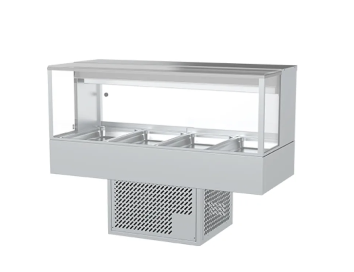 Woodson 3 Module Square Cold Food Display (2 Rows 4 Bays) Woodson 3 Module Square Cold Food Display (2 Rows 4 Bays)